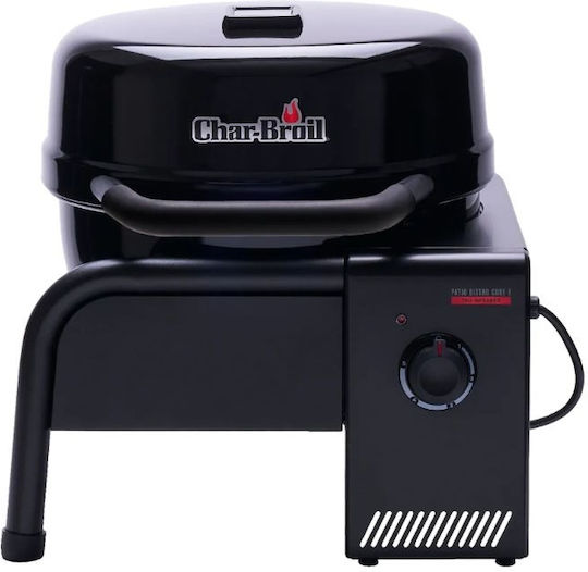 Char-Broil Tischplatte Elektrischer Grill mit Grill 1500W Edelstahl mit Deckel 38,4x38,4cm