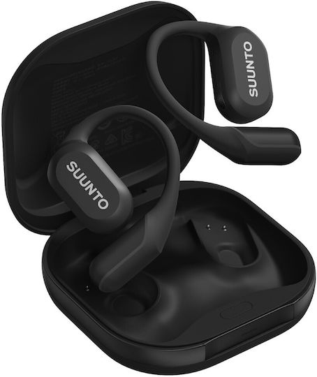 Suunto Spark Open Ear Bluetooth Безжични Слушалки с Устойчивост на Изпотяване и Калъф за Зареждане Черни