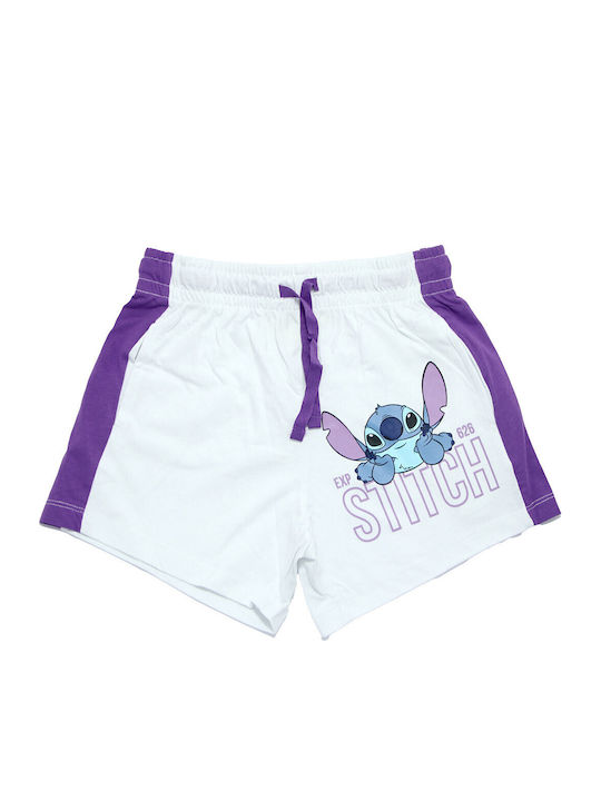 Детски Комплект със Шорти Лятно 2 Части Лилав Lilo & Stitch