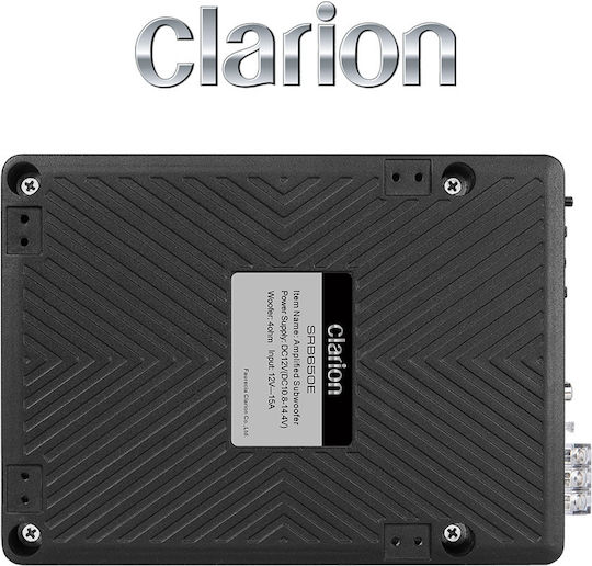 Clarion Aktiv Auto-Audio-Subwoofer 6.5 Zoll 150W Leistung (RMS) mit Box