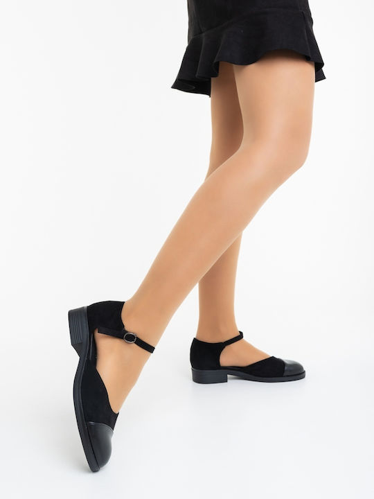 Leather Heels Black
