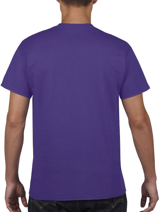Gildan Heavy Ανδρικό Διαφημιστικό T-shirt Κοντομάνικο Lilac