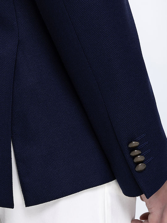 Winter Herrenanzugsjacke Blau