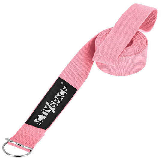 Langlebiger Yoga-Gürtel 300x3.8cm Rosa