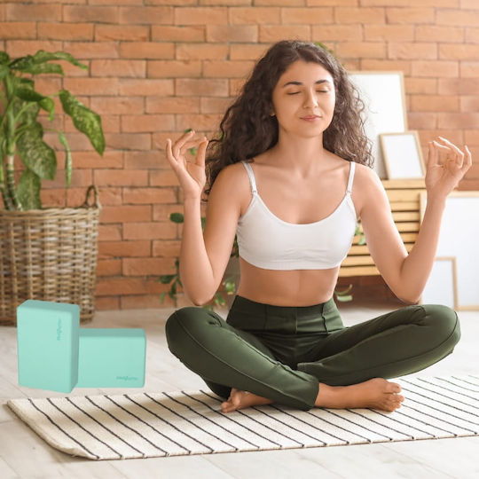 Hartes Schaumstoff-Yogablock Für Yoga-Übungen Mint
