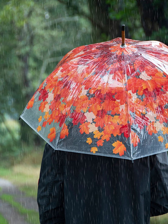 Esschert Design Kompakte Transparente Regenschirm