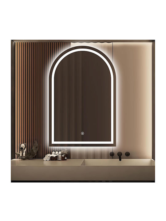 Futura Καθρεφτης Μπανιου Led Arch Design 90x60cm