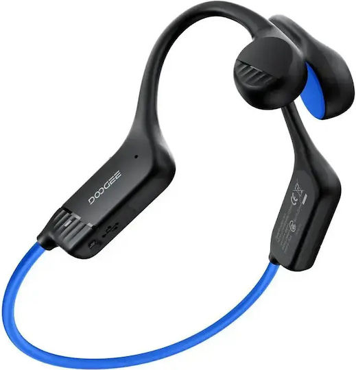 Doogee BoneBeat Run Bone Conduction Bluetooth Handsfree Ακουστικά με Αντοχή στον Ιδρώτα Μπλε