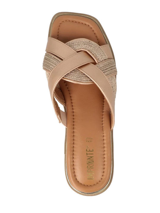 Serenela Leather Women's Anatomic Sandals Rose Gold