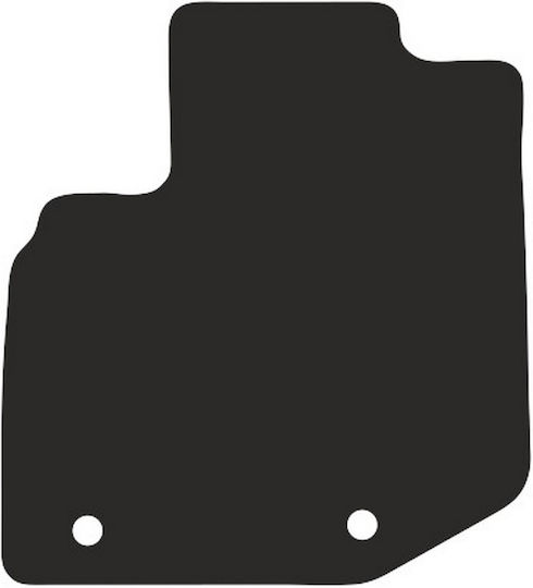Polyamide Driver Mat Honda Jazz Iii Hatchback 2011-2014 Rubberized Driver Mat