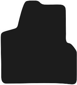 Driver's Floor Mat Made Polyamide Peugeot Expert Ii Van 2007-2016 Rubberized Driver's Mat