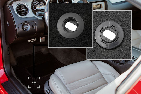 Black Driver Mat Toyota Land Cruiser J150 Off-road 2009