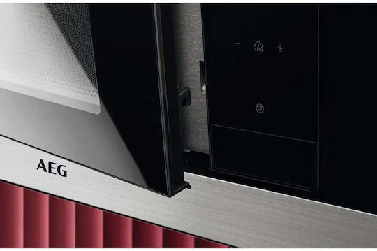 AEG Cuptor Cu Microunde Built-In Cu Funcție Grill 25lt Gri