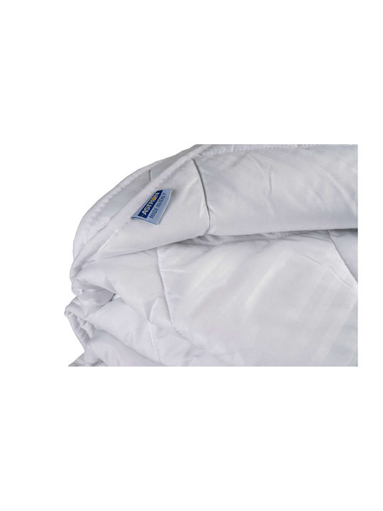 Astron Italy Übergröße Steppdecke 220x240cm Weiß 260 GSM