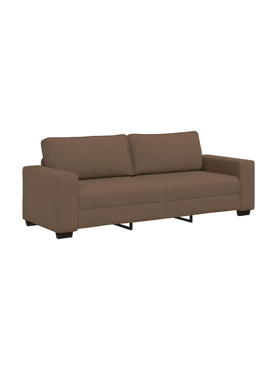 vidaXL Wohnzimmermöbel-Set 3-Sitzer & 2-Sitzer & Sessel Braun