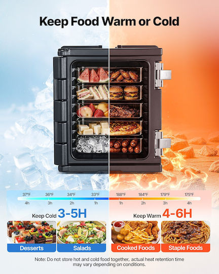 Vevor Vevor Kommerzielle Lebensmittelbehälter 75lt