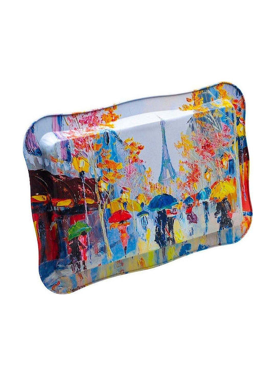 SteweHome Metallic Serving Tray 24x36cm