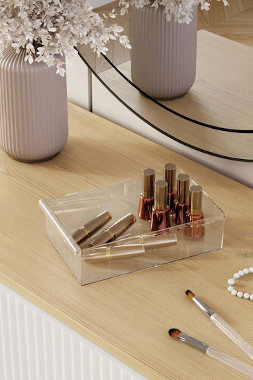 Stewehome Makeup Organizer Drawers Cosmetics Jewelry Perfumes Creams Serum Pink