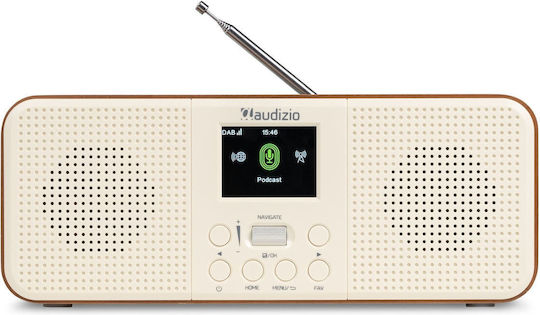 Audizio SOSPA1341 Επιτραπέζιο Ραδιόφωνο με Bluetooth Creme
