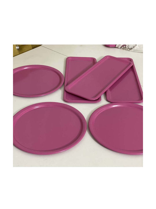 SteweHome Метален Сервиращ Диск 22x22см 6 Бройки