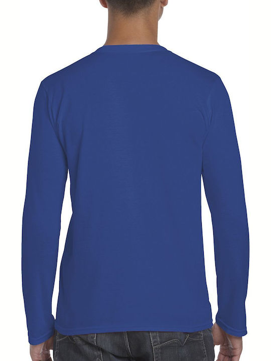 Gildan Softstyle Herren Werbebekleidung Langärmeliges T-Shirt Royal
