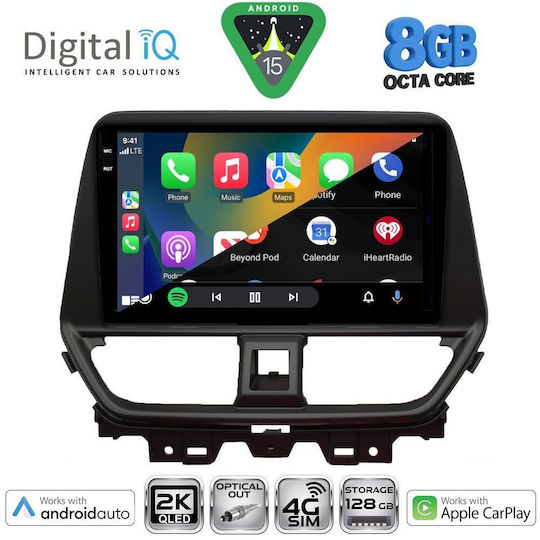 Digital IQ Car Audio System for Suzuki Baleno 2022 (Bluetooth/USB/WiFi/GPS/Apple CarPlay/Android Auto) with 9" Touch Screen