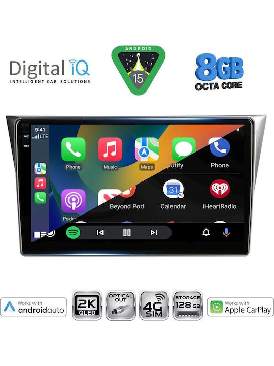 Digital IQ Car Audio System for Subaru Impreza 2002-2008 Bluetooth USB WiFi GPS Apple CarPlay Android Auto with 9" Touch Screen