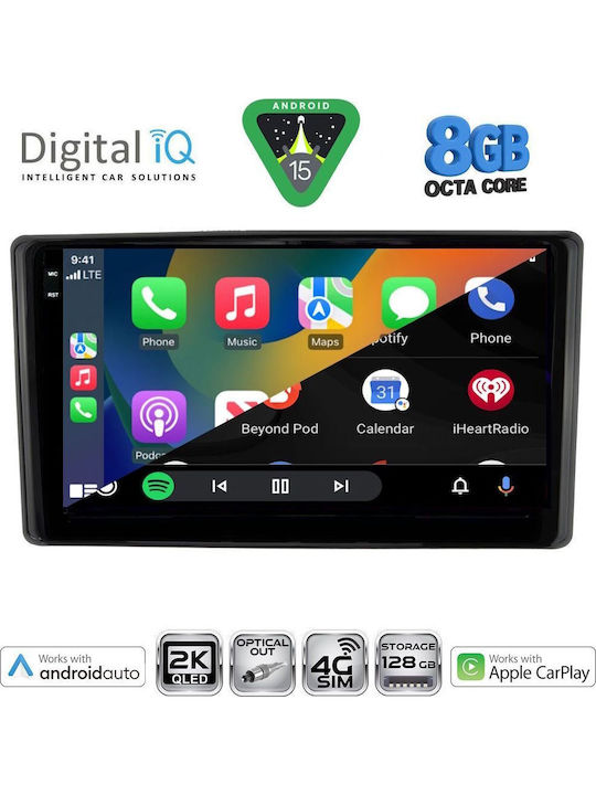 Digital IQ Car Audio System for Toyota Raize 2020 Bluetooth USB WiFi GPS Apple CarPlay Android Auto with 10" Touch Screen