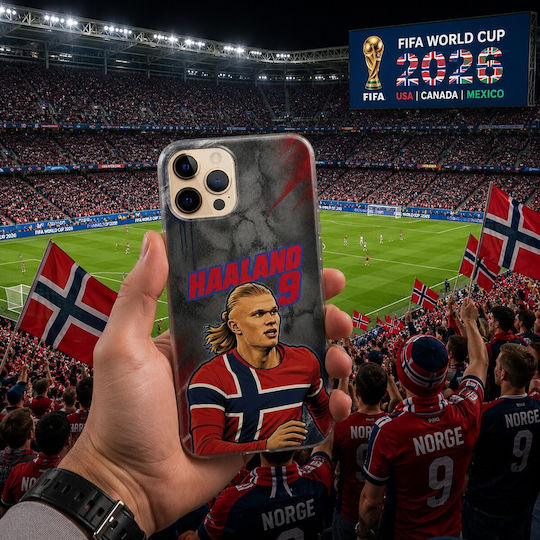 World Stars Collection Erling Haaland Nothing Phone 3 5g Flexible TPU Transparent Silicone Case