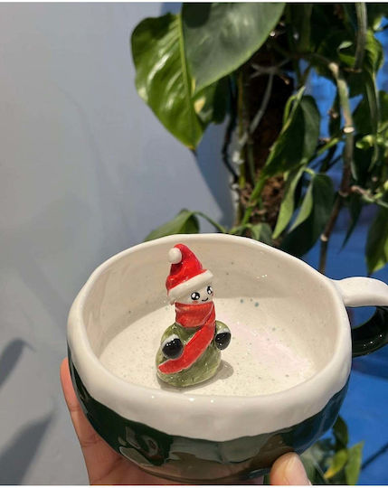 SteweHome Christmas Ceramic Mug Snowmen