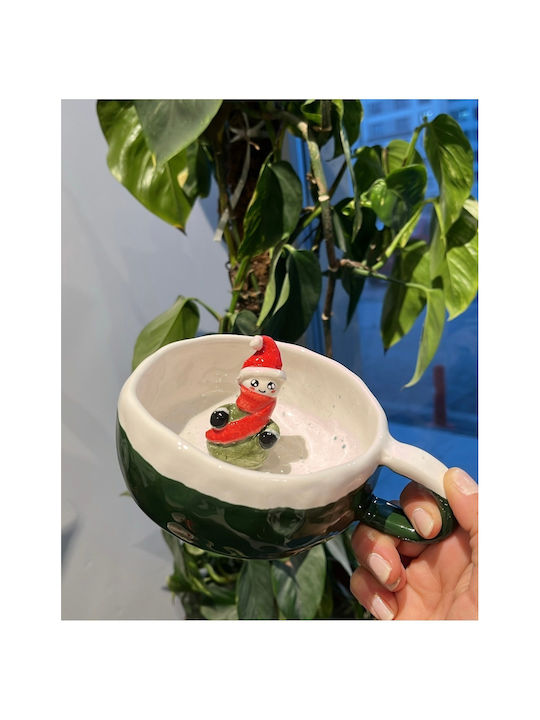SteweHome Christmas Ceramic Mug Snowmen