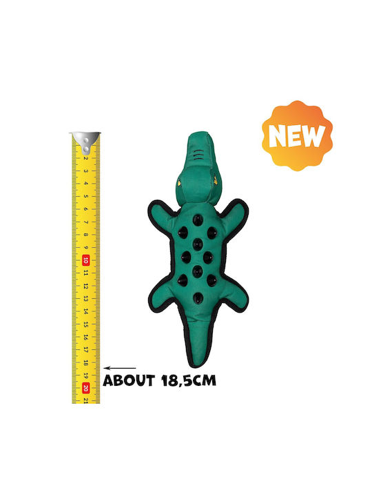 Uniq Cuddly Dog Toy With Sound 39.2cm Green 1 Piece
