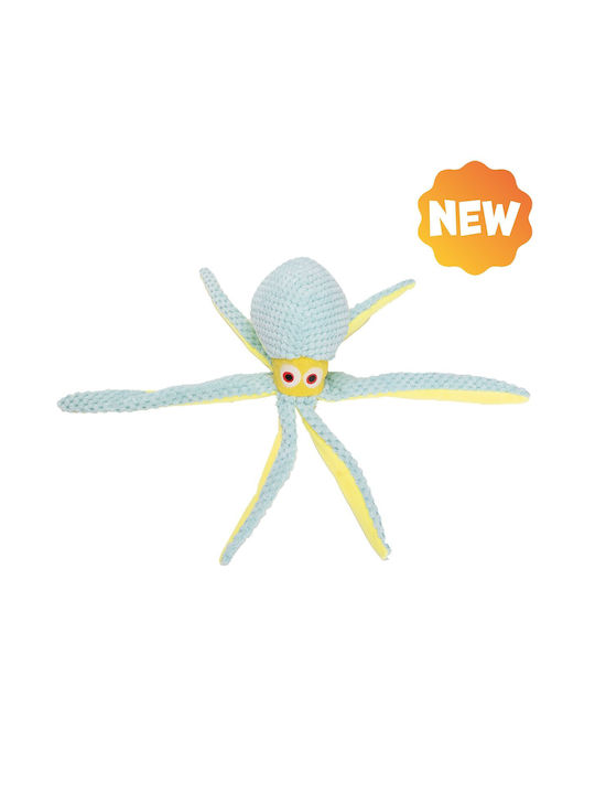 Uniq Cuddly Dog Toy With Sound 10cm Light Blue 1 Piece