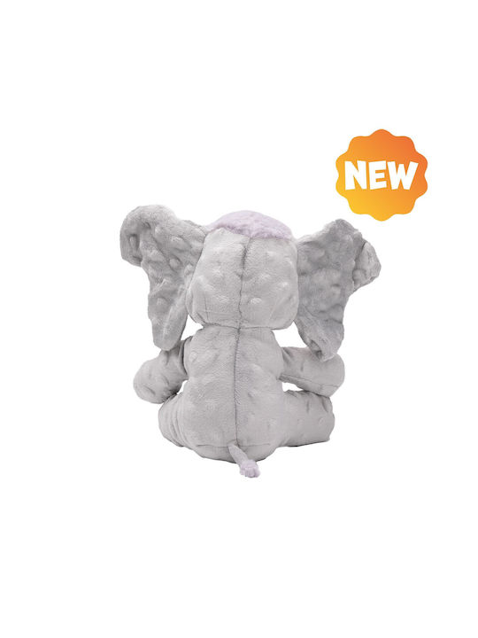 Uniq Cuddly Dog Toy With Sound 18cm Grey 1 Piece
