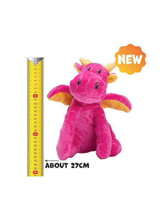Uniq Cuddly Dog Toy With Sound 27cm Pink 1 Piece