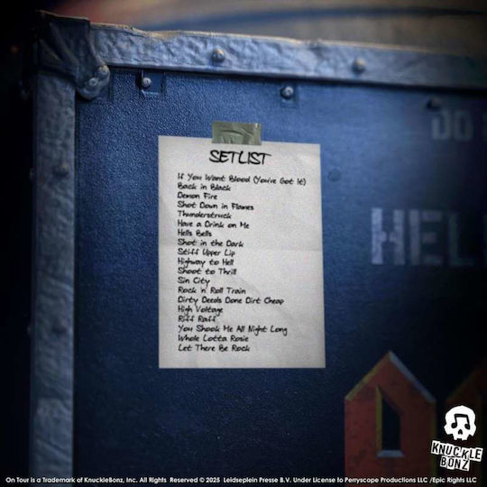 Ac Dc Rock Ikonz On Tour Декоративна Кутия Ac Dc Pwr Up Tour Hells Bell