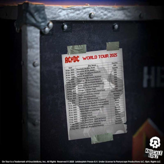 Ac Dc Rock Ikonz On Tour Декоративна Кутия Ac Dc Pwr Up Tour Hells Bell