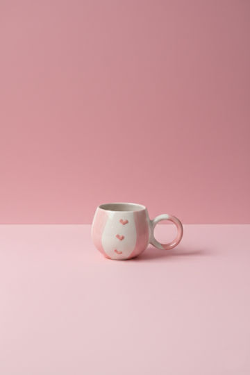 SteweHome Keramiktasse Rosa 200ml