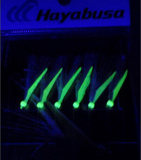 Hayabusa Ex132 Artificial Bait Sabiki Rig Fluorescent No10 10