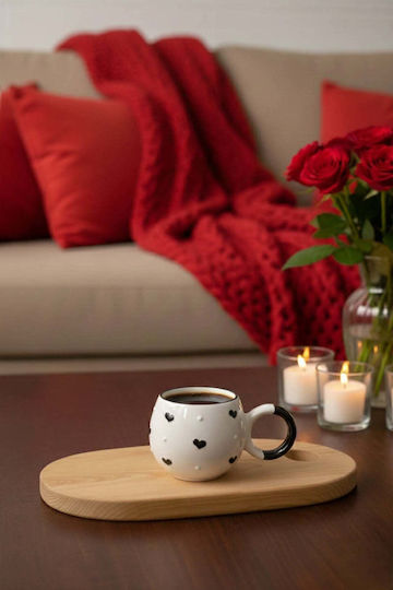 SteweHome Cană Ceramică Albă 200ml