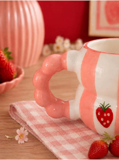 SteweHome Cană Ceramică Roz 250ml