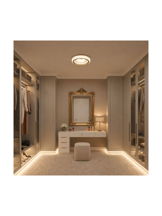 Alista Home Plafonieră de Tavan Albă cu LED Integrat