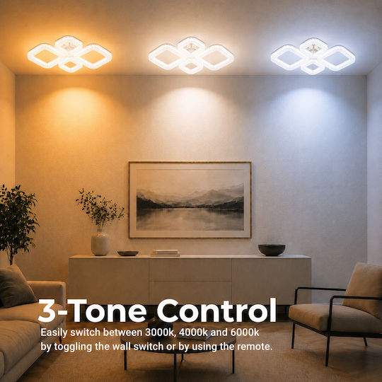 Alista Home Deckenleuchte mit Integrierte LED und Fernbedienung Alista Home Deckenleuchte mit Integrierte LED und Fernbedienung
