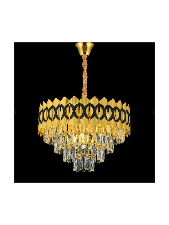 Alista Home Alista Home Kronleuchter 5xE14 Ø38,5cm mit Kristallen Gold
