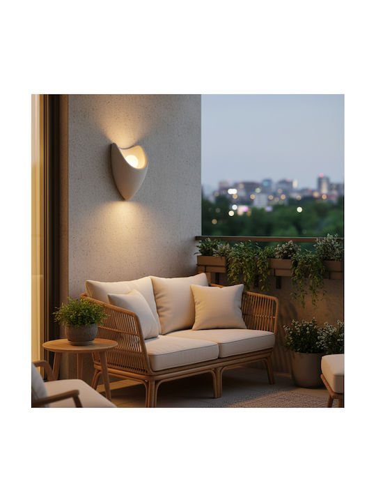 Alista Home Lampă de Perete Modernă cu Dulie E27 Gri