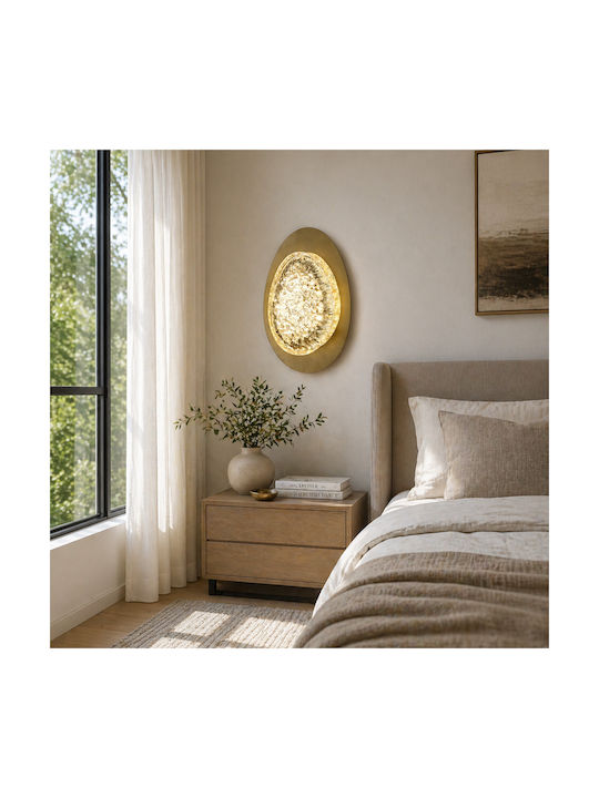 Alista Home Wandleuchte Mit Integrierter LED Gold Alista Home Wandleuchte Mit Integrierter LED Gold