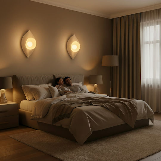 Alista Home Φωτιστικό Τοίχου Λευκό 30x20x11εκ. Alista Home Φωτιστικό Τοίχου Λευκό 30x20x11εκ.