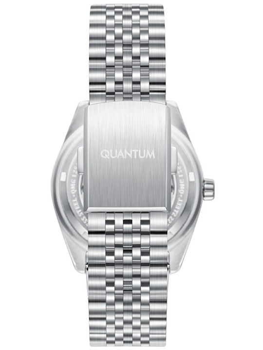 Quantum Men's Watch 41mm Battery with Blue Metal Bracelet