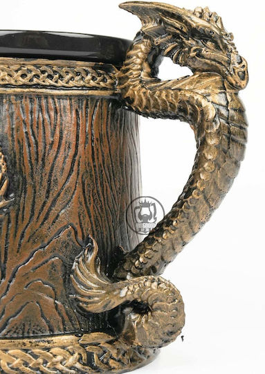SteweHome Κούπα Κεραμική Καφέ 400ml