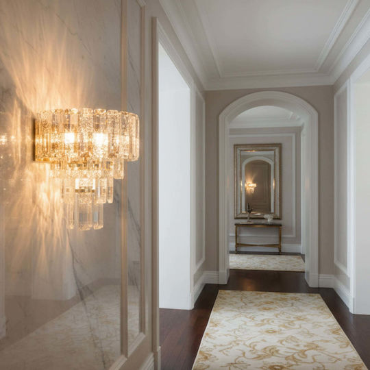 Alista Home Φωτιστικό Τοίχου Χρυσό 26εκ. Alista Home Φωτιστικό Τοίχου Χρυσό 26εκ.